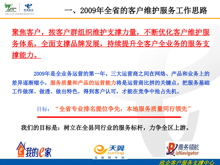 中国电信政企客户服务及支撑工作报告课件.ppt_第3页