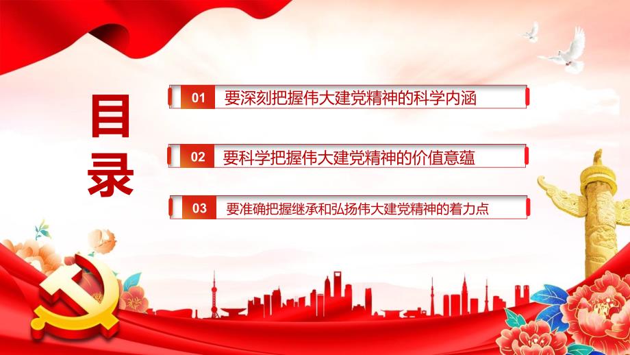 图文继承和弘扬伟大建党精神团课团支部团委大学共青团团员培训专题PPT教学资料.pptx_第3页