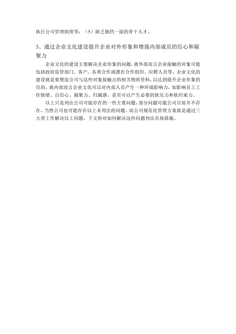 公司规范化管理方案.doc_第2页