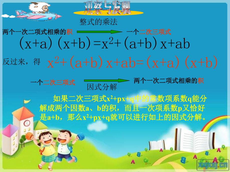 分解因式十字相乘法ppt课件.ppt_第3页