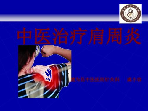 中医治疗肩周炎.ppt