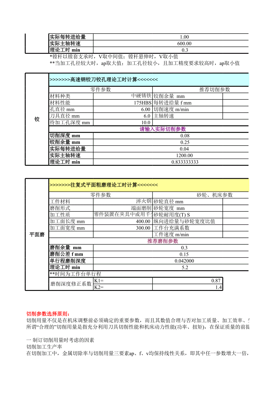 各种加工工时计算.xls_第3页