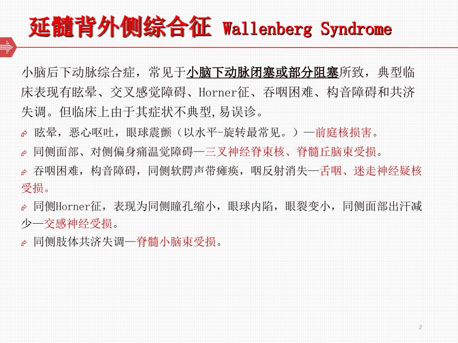 优质课件延髓背外侧综合征的康复治疗.ppt_第2页