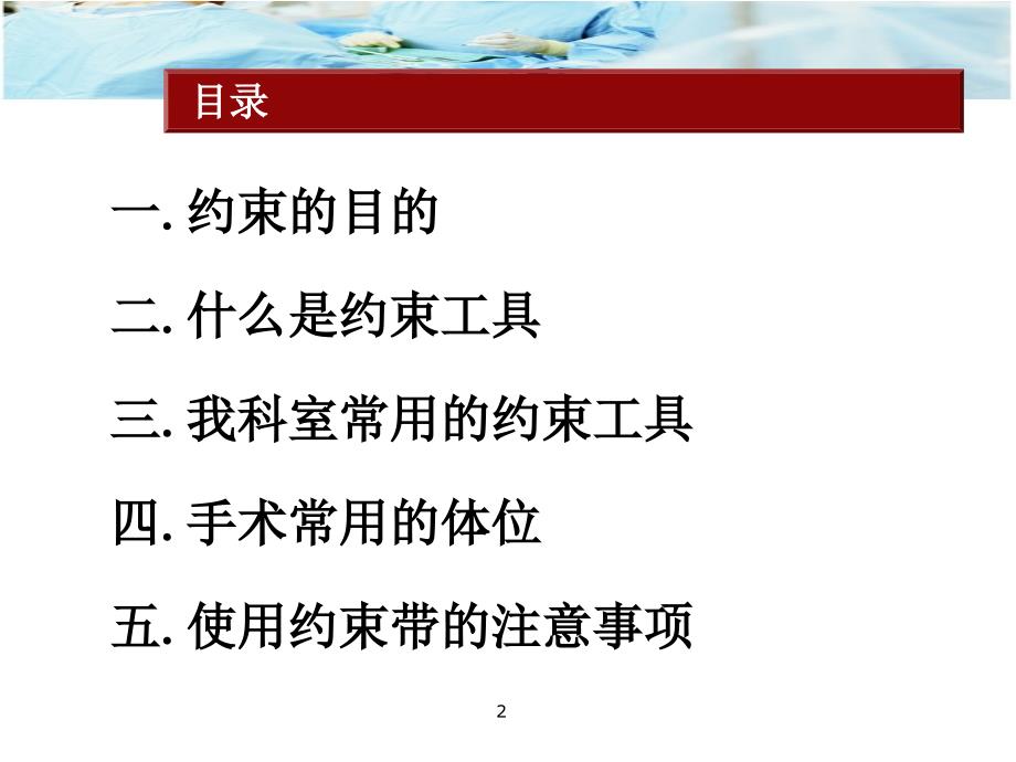 几种常见手术约束的部位ppt课件.ppt_第2页