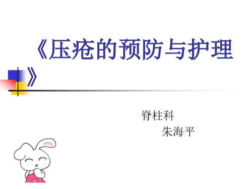 压疮的预防和护理.ppt