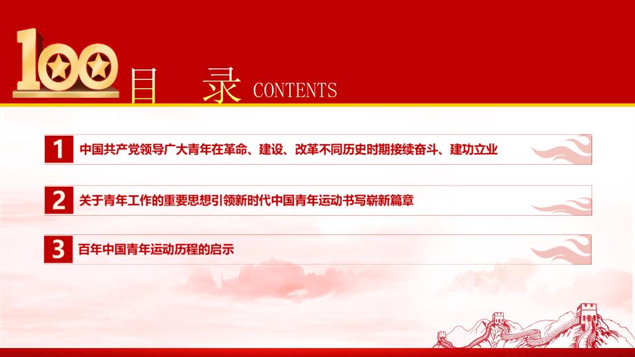 党课培训共青团建团100周年专题党领导中国青年运动的光辉历程全文学习.pptx_第3页