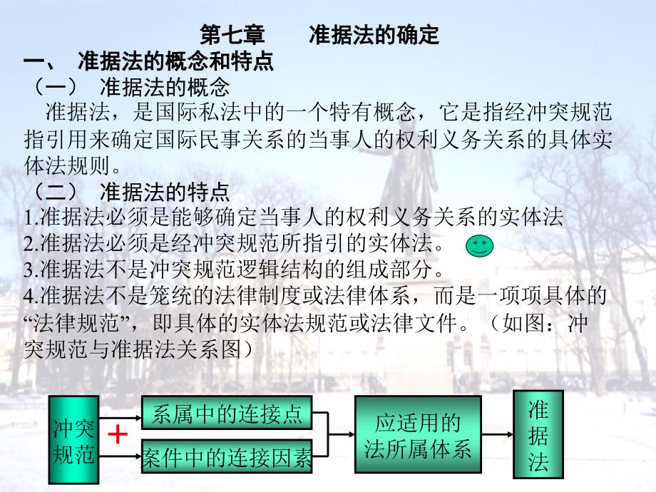 国际私法第7章准据法的确定.ppt_第1页