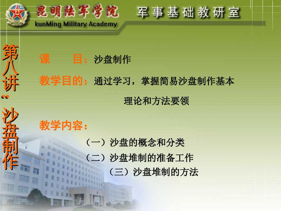 军事地形学地形学课件第八讲沙盘制作.ppt_第2页