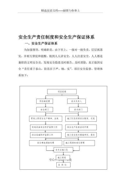 安全生产责任制度和安全生产保证体系共14页.doc