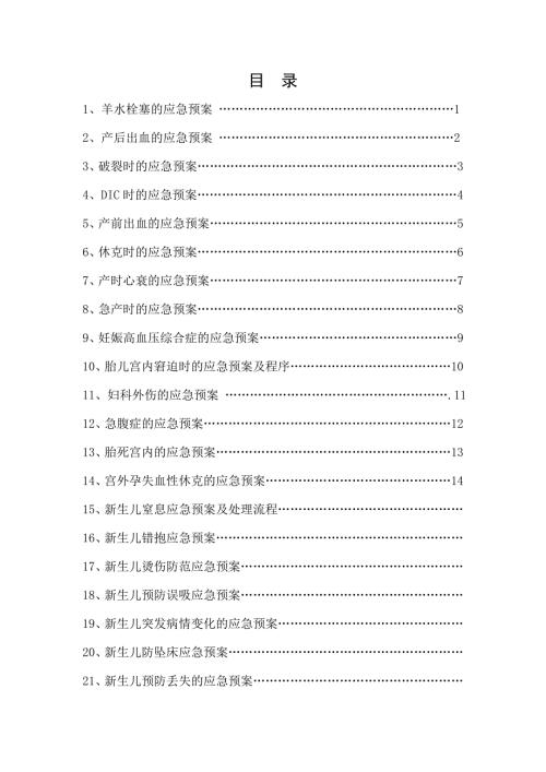 妇产科应急处理预案.doc