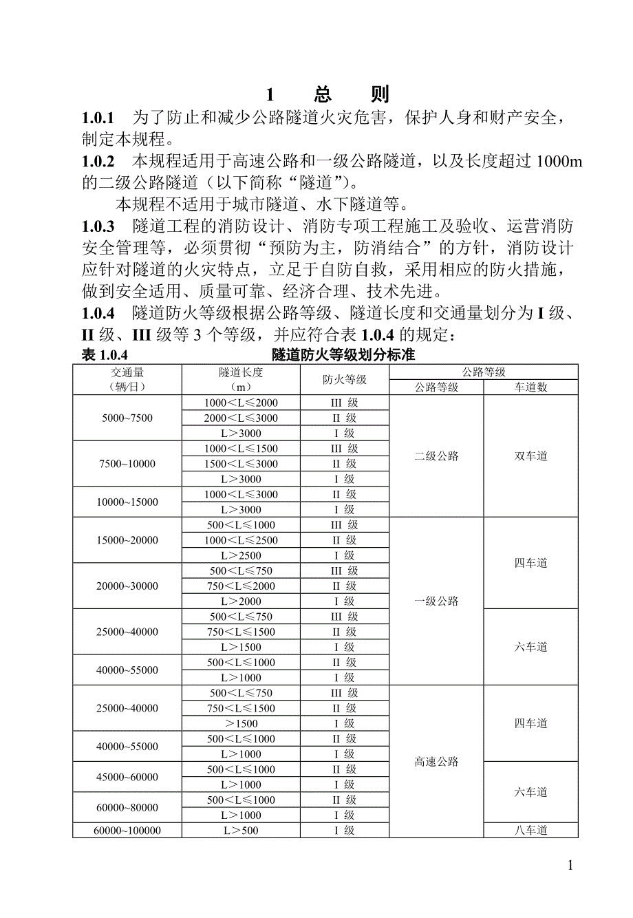 公路隧道消防技术规程DOC149页.doc_第1页