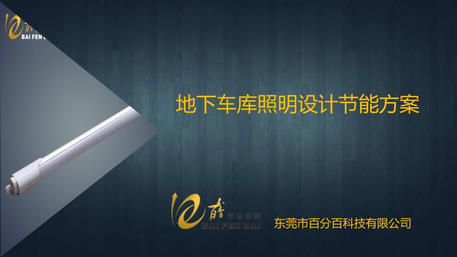 地下车库照明设计方案.pptx_第1页