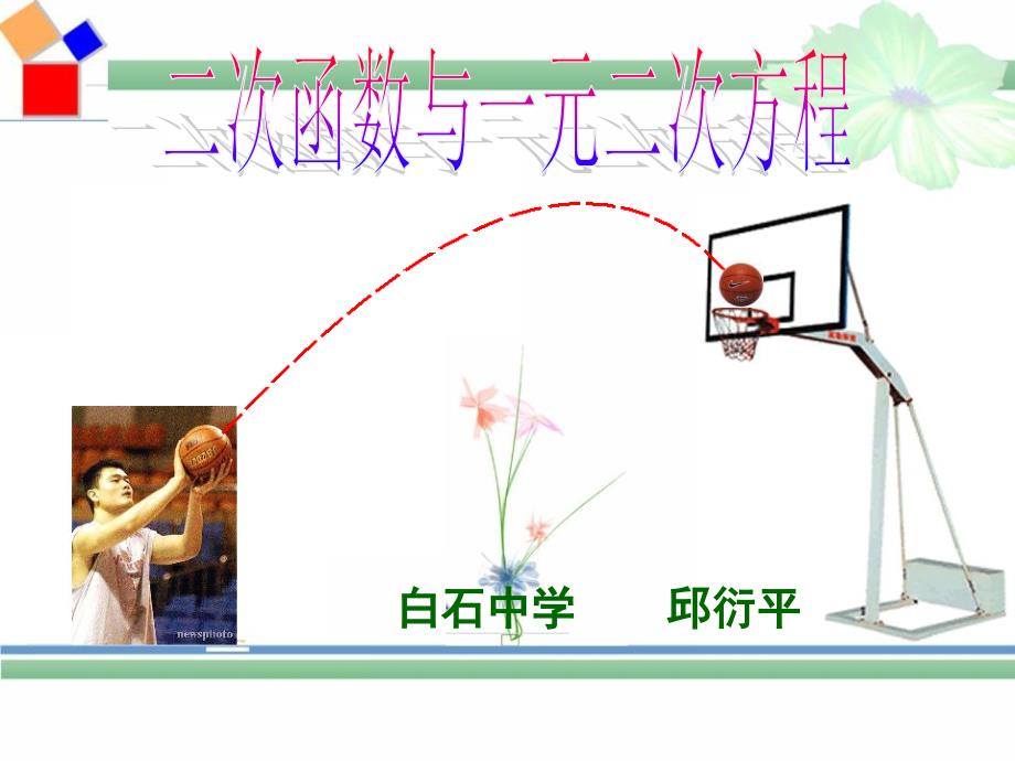 二次函数与一元二次方程的关系ppt课件.ppt_第1页