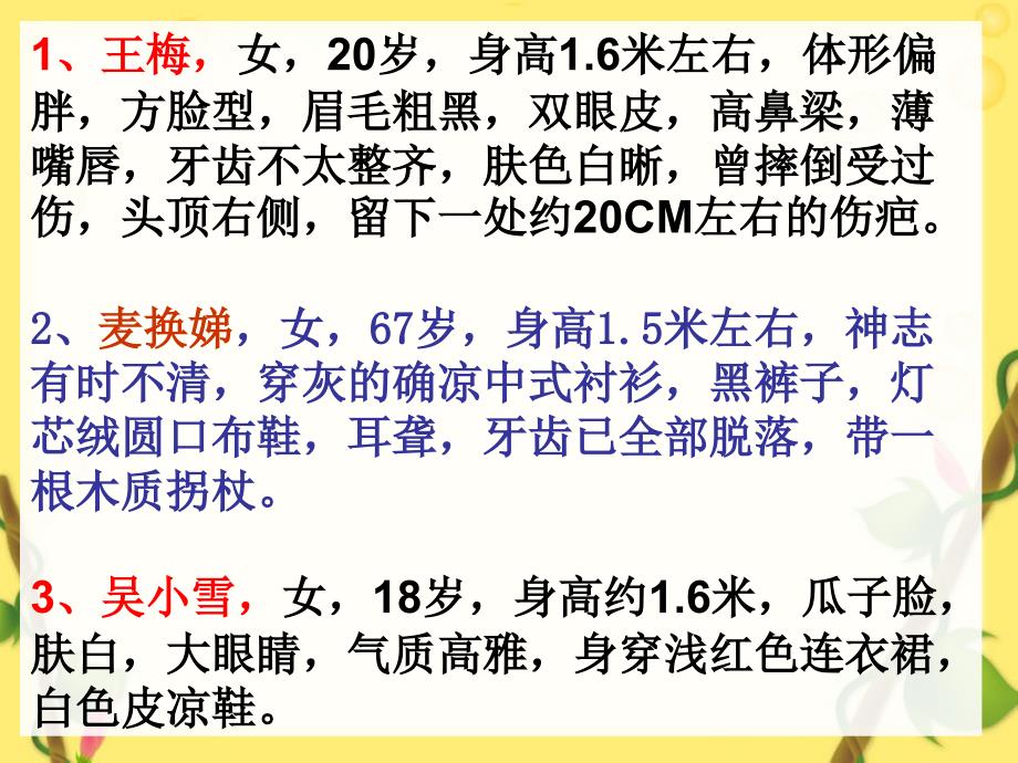 人物外貌描写作文指导公开课课件.ppt_第3页