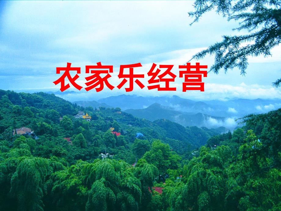 农家乐经营PPT课件.ppt_第1页
