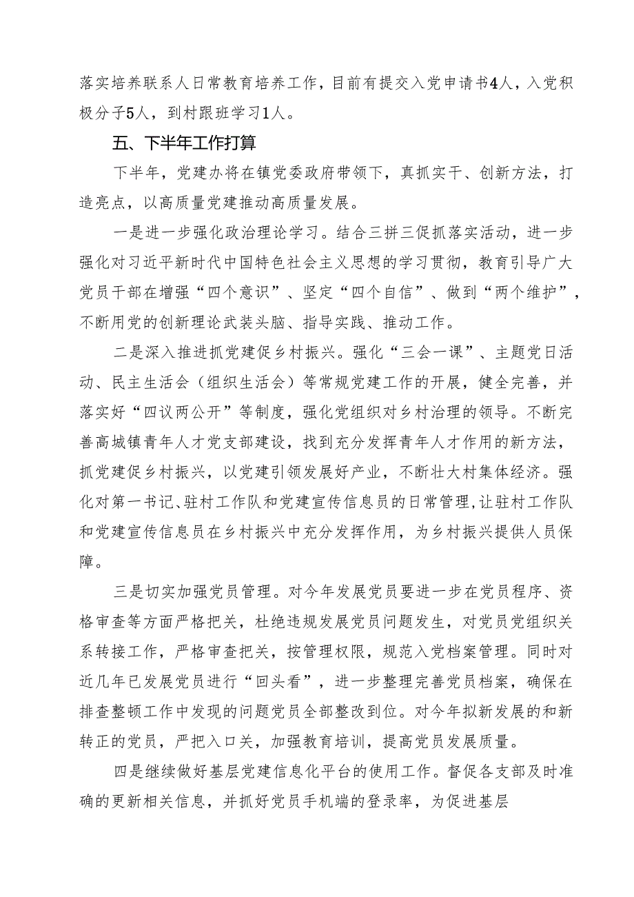 2025年上半年党建工作总结及下半2025年工作计划18篇（详细版）.docx_第3页