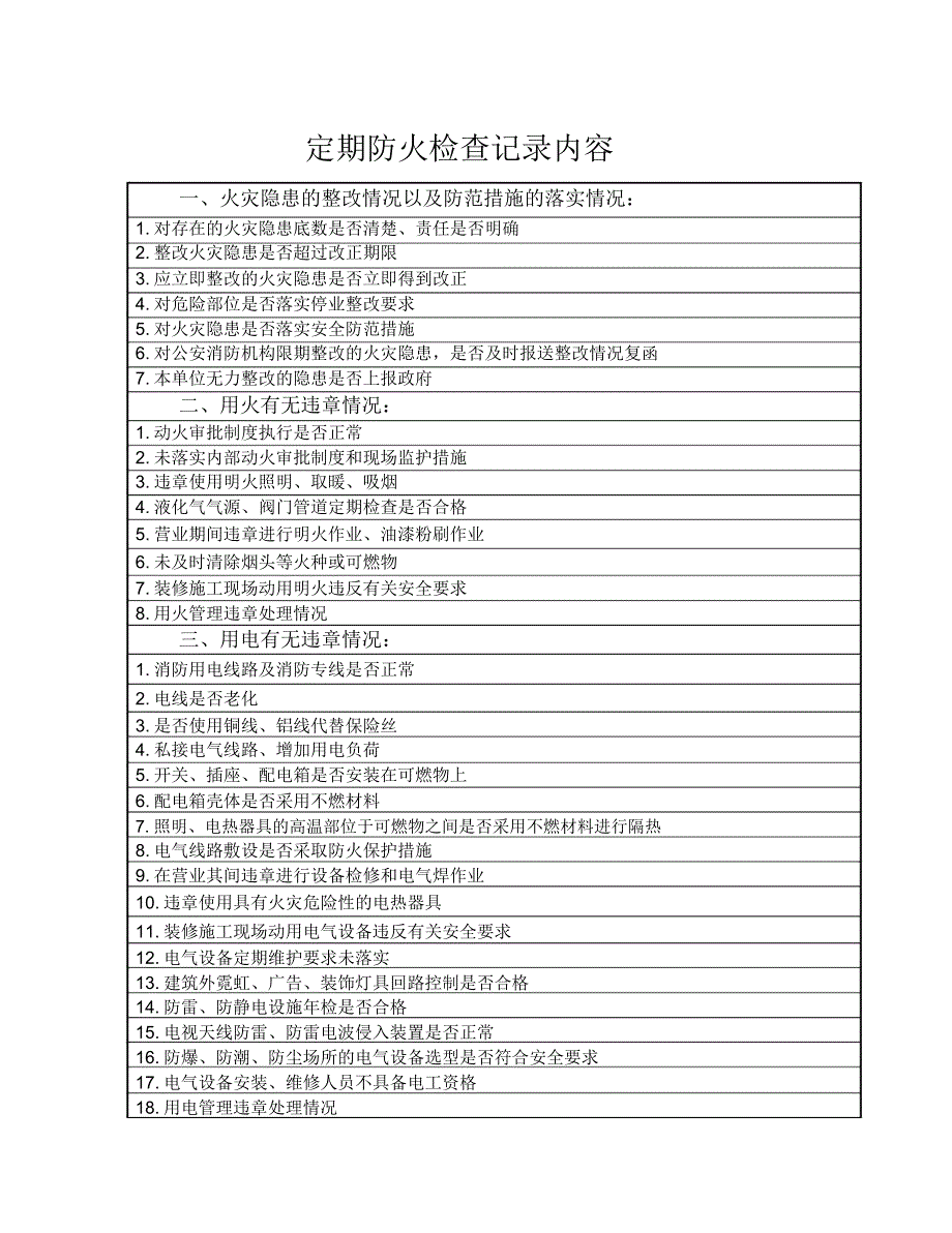 完整版防火检查记录表.doc_第3页
