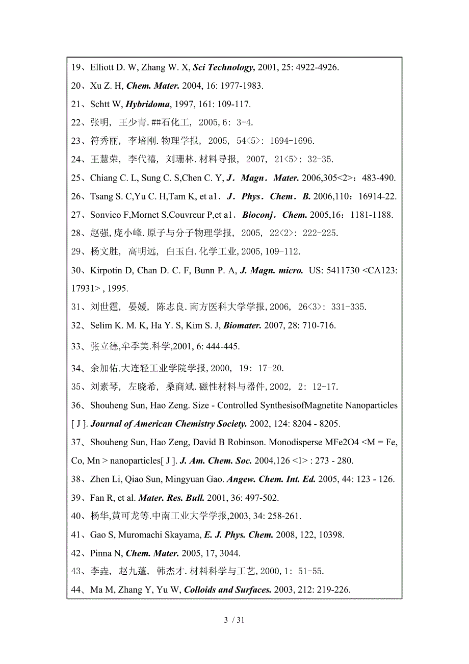 四氧化三铁纳米粒子的制备和表征.doc_第3页