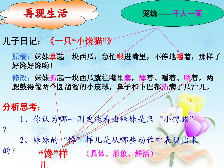人物描写系列之动作细节描写.ppt_第3页