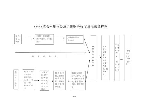 农村集体经济组织财务收支及报账流程图.docx