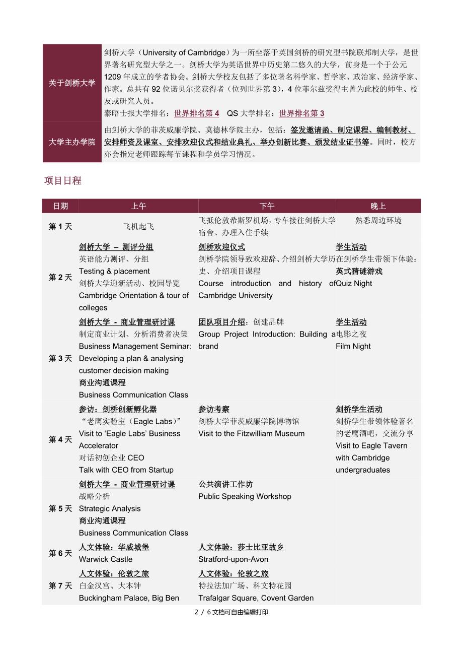 剑桥大学全球创新管理方向海外访学项目.doc_第2页