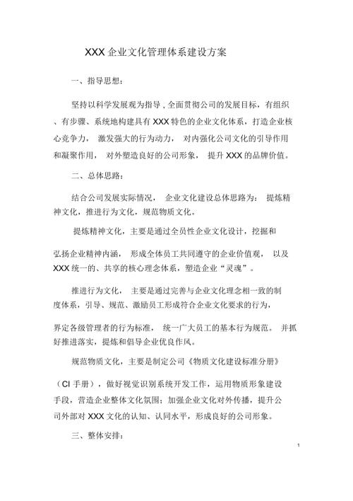 企业文化管理体系建设方案.doc