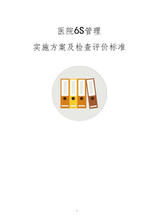 医院6S管理实施方案及检查评价标准范例模板.doc