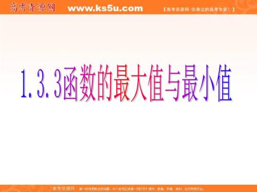 函数的最值PPT课件.ppt