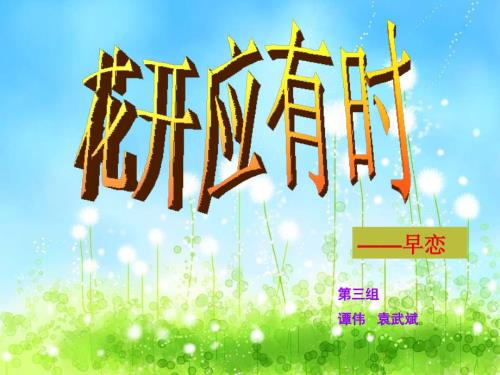主题班会中学生早恋ppt.ppt