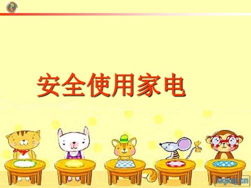 安全使用家电PPT课件.ppt