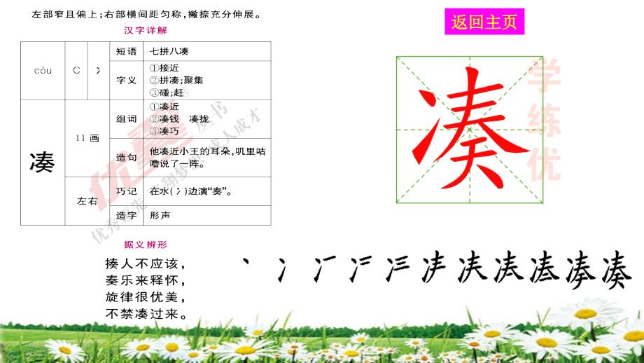 人教版部编本教材小学三年级语文下册生字教学课件2燕子.ppt_第2页