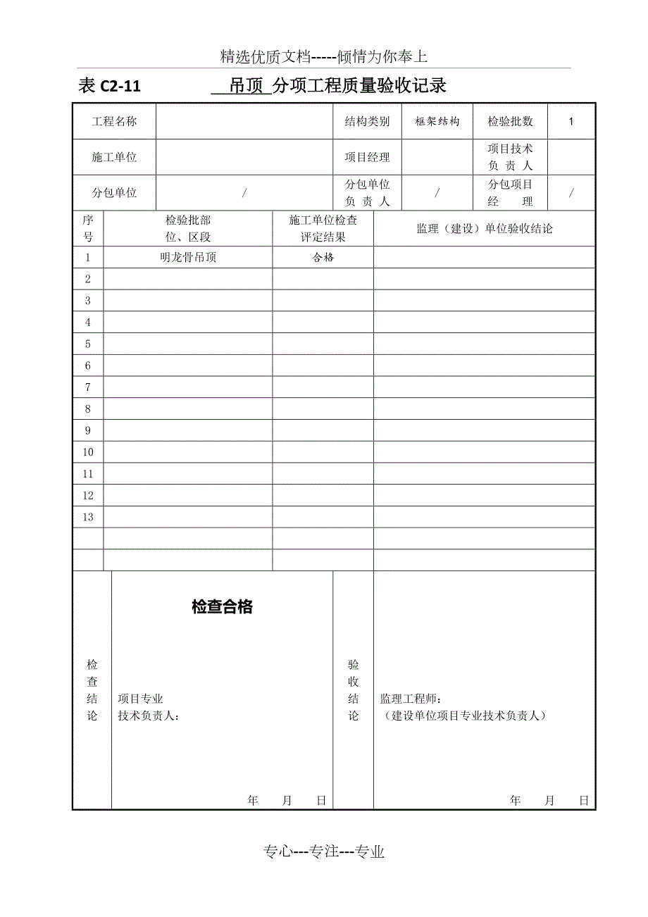净化洁净工程验收资料共131页.doc_第3页