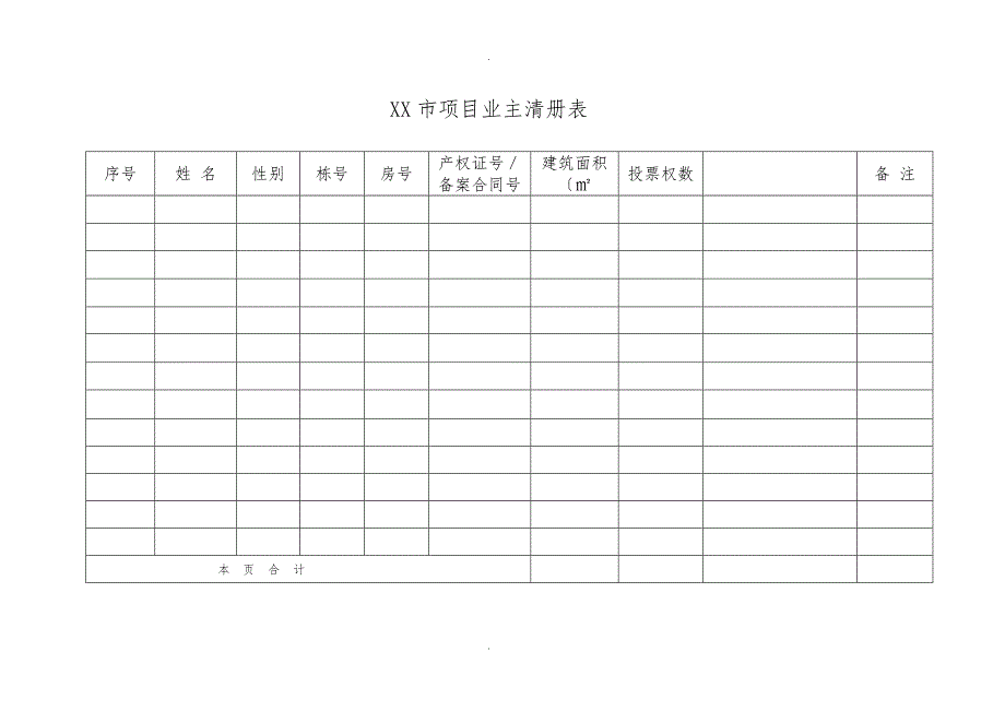 业主委员会成立全套表格模板.doc_第3页