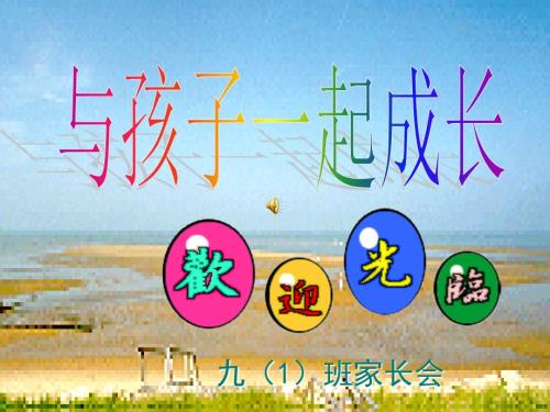 初三期中家长会PPT课件.ppt