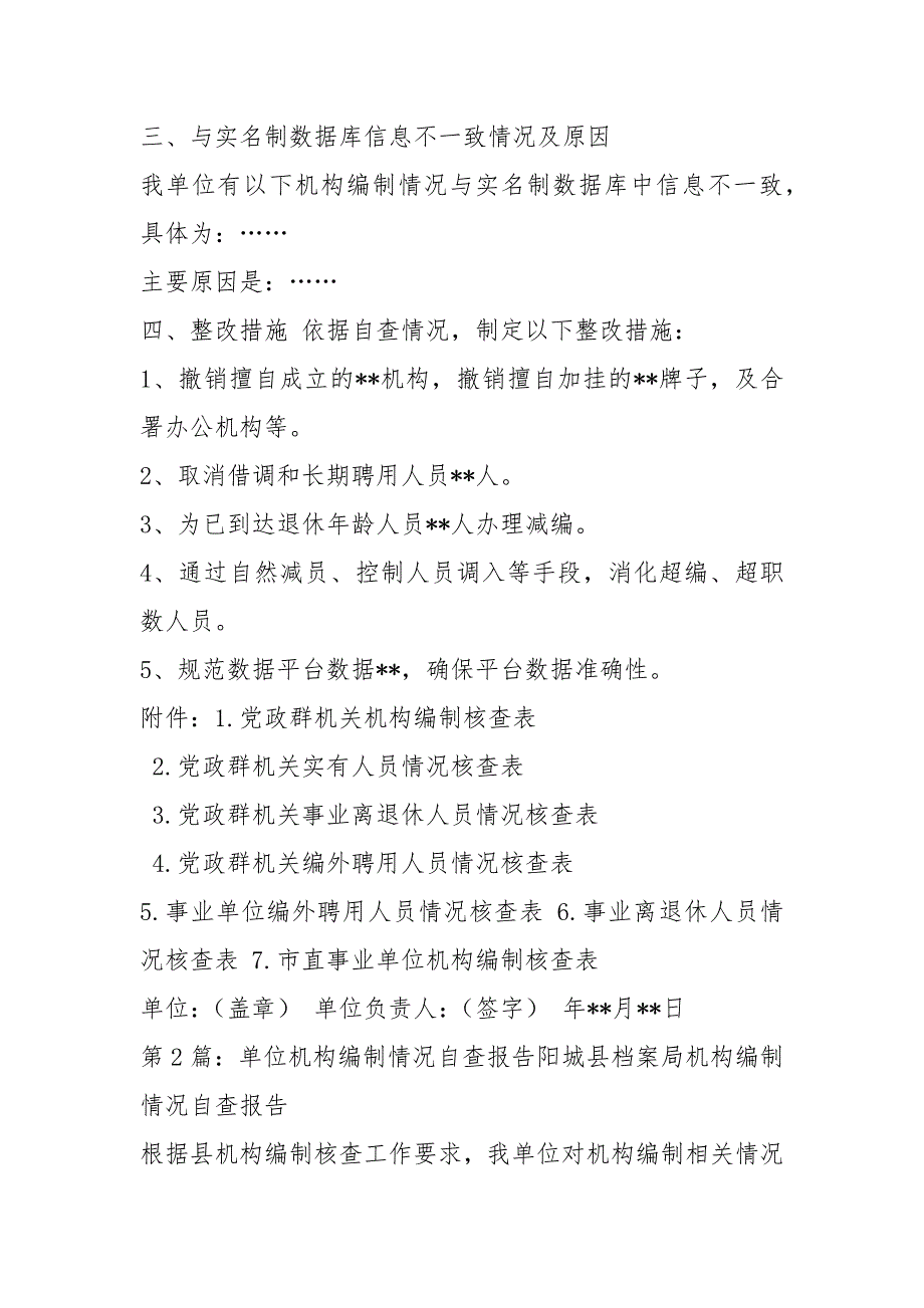 单位编制自查报告共4篇.docx_第3页