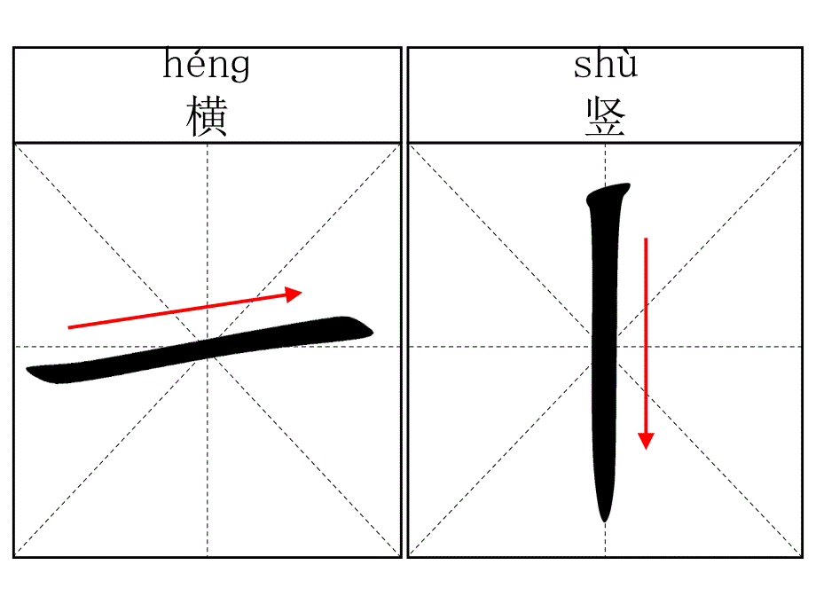 基本笔画名称米字格名称.ppt_第1页