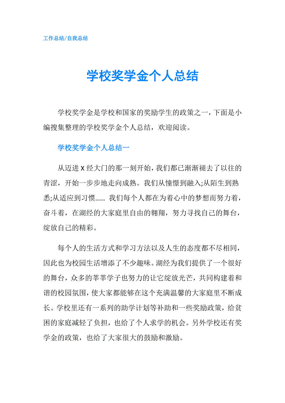 学校奖学金个人总结.doc_第1页