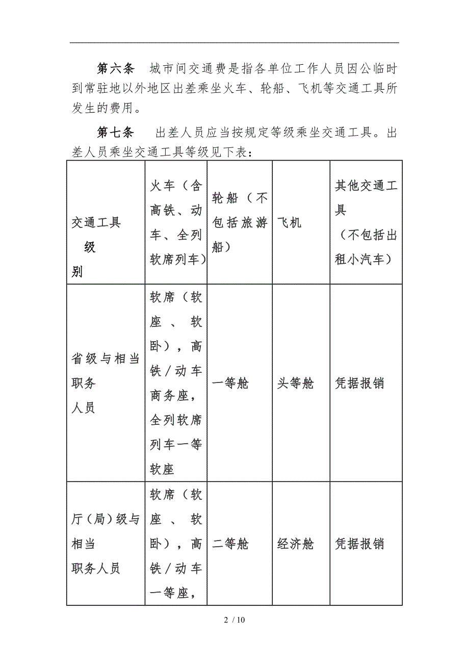 吉林省省直机关差旅费管理办法.doc_第2页