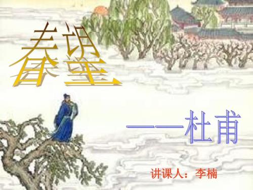优秀望杜甫PPT.ppt