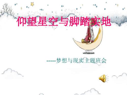 仰望星空与脚踏实地.ppt