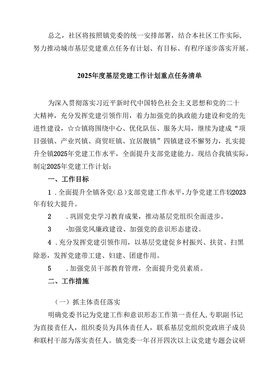 2025年基层党建工作重点任务清单范文9篇（详细版）.docx_第3页