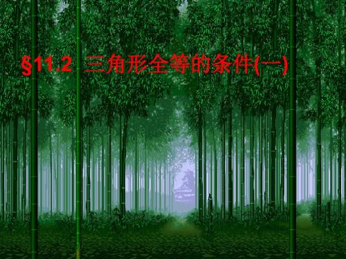 全等三角形判定SSS课件.ppt