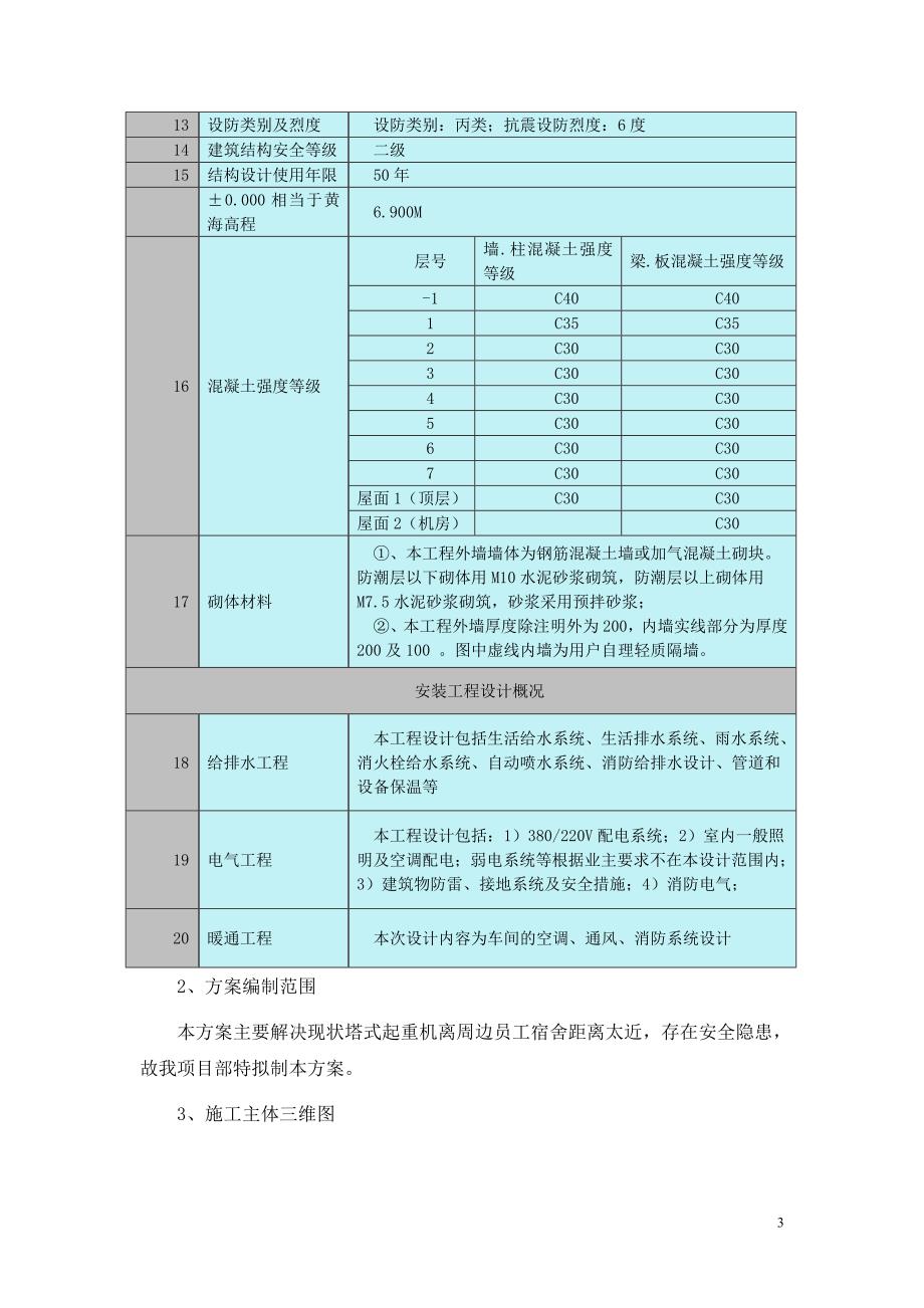 塔吊临近建筑物的安全防护方案.doc_第3页
