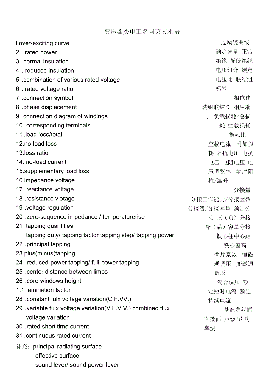 变压器类电工名词英文术语.docx_第1页