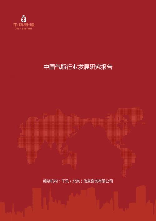 中国气瓶行业发展研究报告.docx