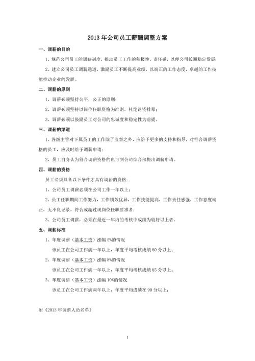 公司员工薪酬调整方案.doc