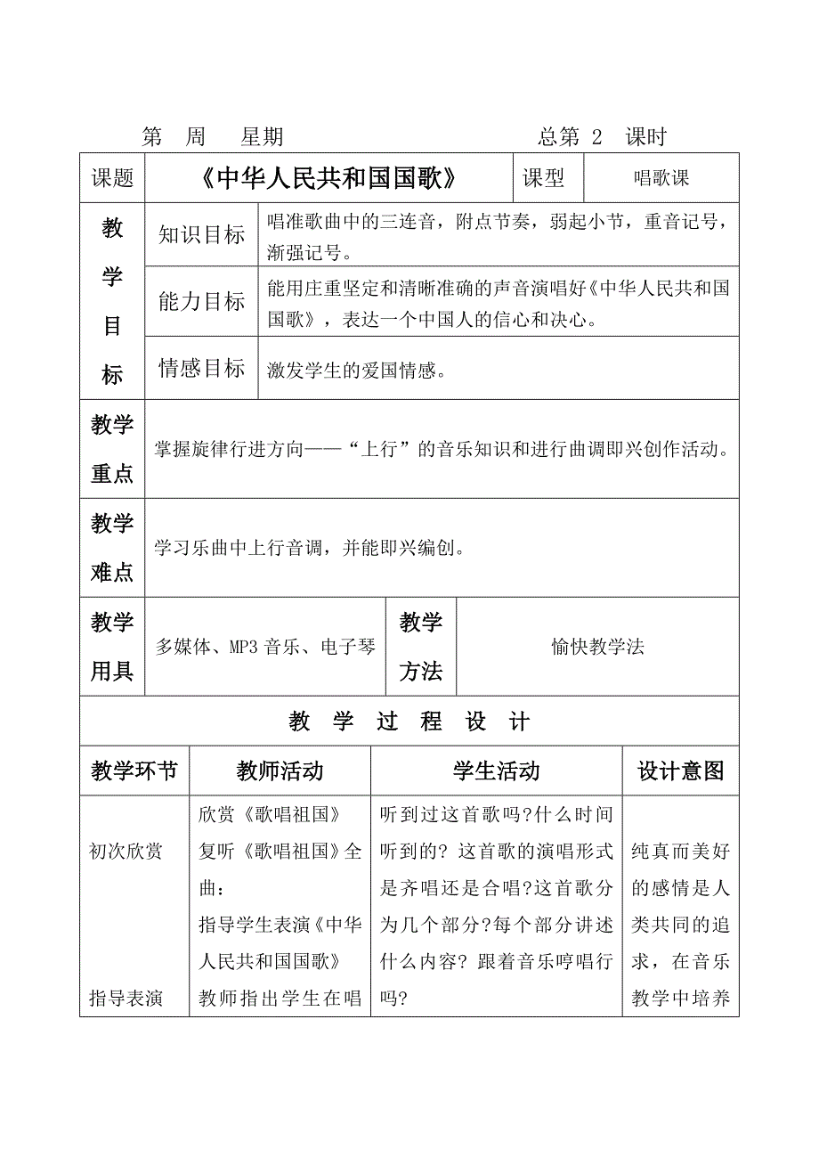 人民音乐出版社四年级音乐上册教案.doc_第3页