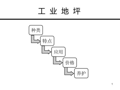 各种工业地坪介绍.ppt