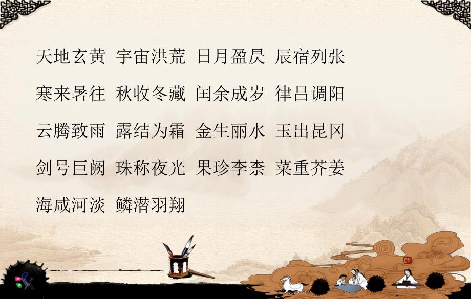 千字文诵读课件.ppt_第2页