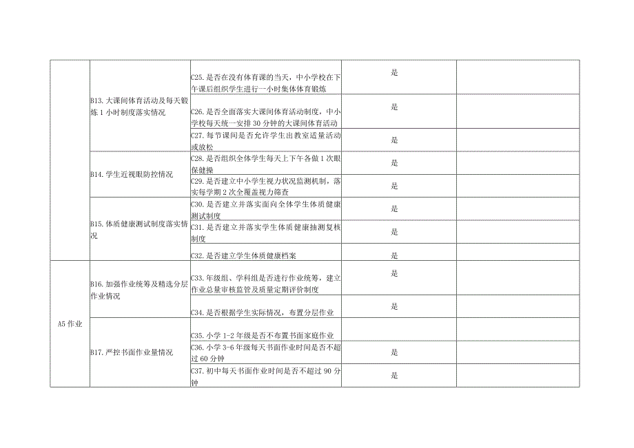 双减五项管理自查表.docx_第3页
